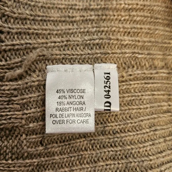 Vintage Y2K Abercrombie Fitch Sweater Cable Knit V Neck Large Elena Gilbert C54 - Picture 7 of 9